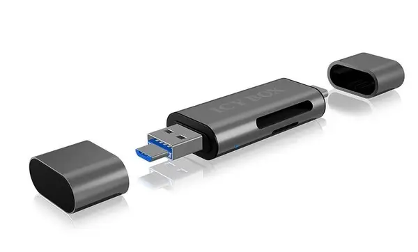Raidsonic External card reader with multi-USB connector – 4