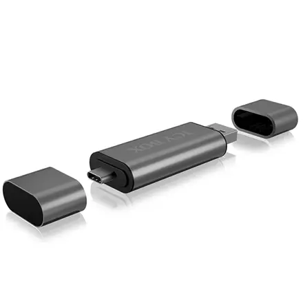 Raidsonic External card reader with multi-USB connector – 9