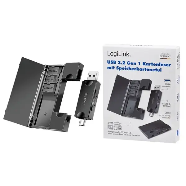 USB3.2 Gen1 card reader for SD/microSD cards – 7