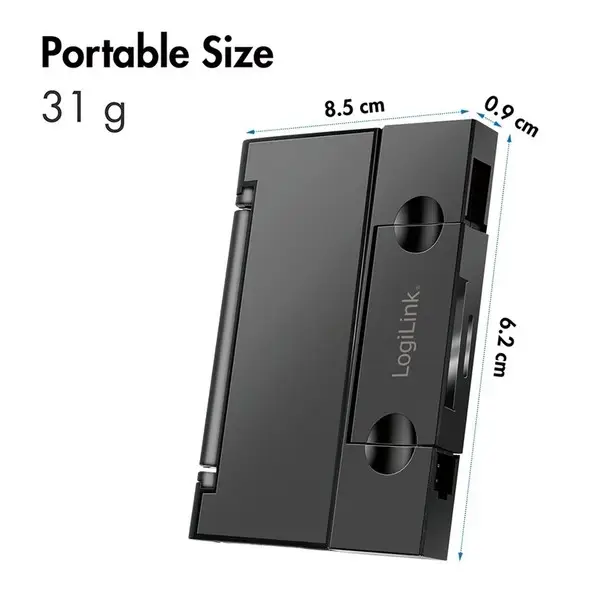 USB3.2 Gen1 card reader for SD/microSD cards – 4