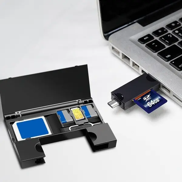 USB3.2 Gen1 card reader for SD/microSD cards – 5