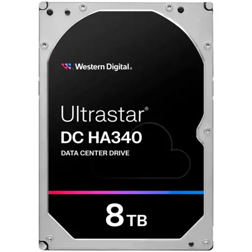 WD Ultrastar DC HA340 8TB 512e SE, 3.5’’, 256MB, 7200 RPM, SATA, SKU: 0B47078