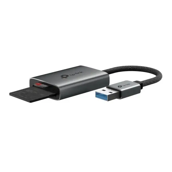 Atminties Kortelių Skaitytuvas - TP-Link UA430 USB 3.2 Gen 1 Type-C SD/MicroSD Pilkas – 3