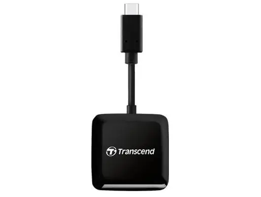 TRANSCEND RDC3 Cardreader SD/microSD USB-C 3.2 gen1 Black – 2