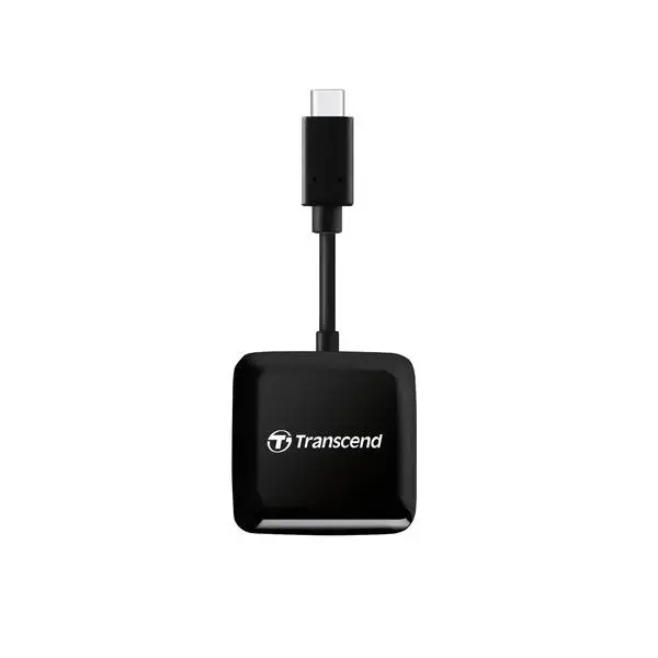 TRANSCEND RDC3 Cardreader SD/microSD USB-C 3.2 gen1 Black – 3