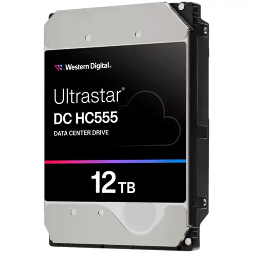 HDD Server WD Ultrastar DC HC555 12TB 512e SE, 3.5", 512MB, 7200 RPM, SATA, NP3, SKU: 0B48720