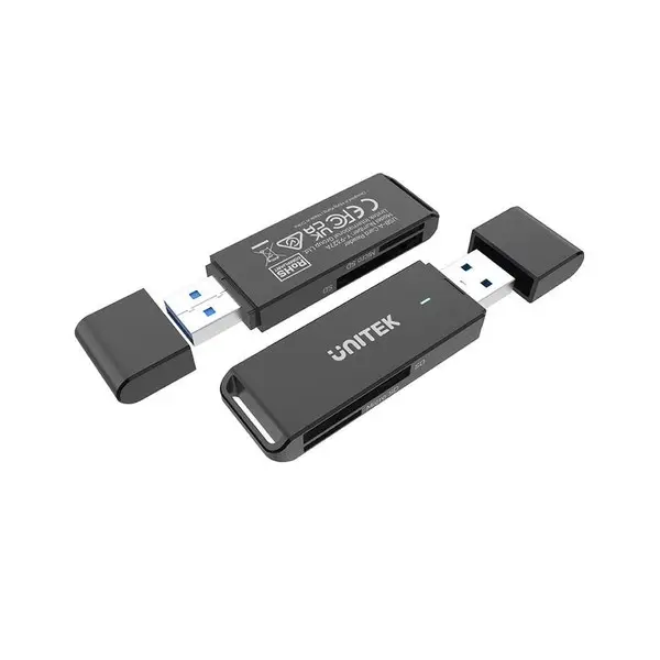 UNITEK Y-9327A kortelių skaitytuvas USB 3.2 Gen 1 (3.1 Gen 1) Type-A Juoda – 2