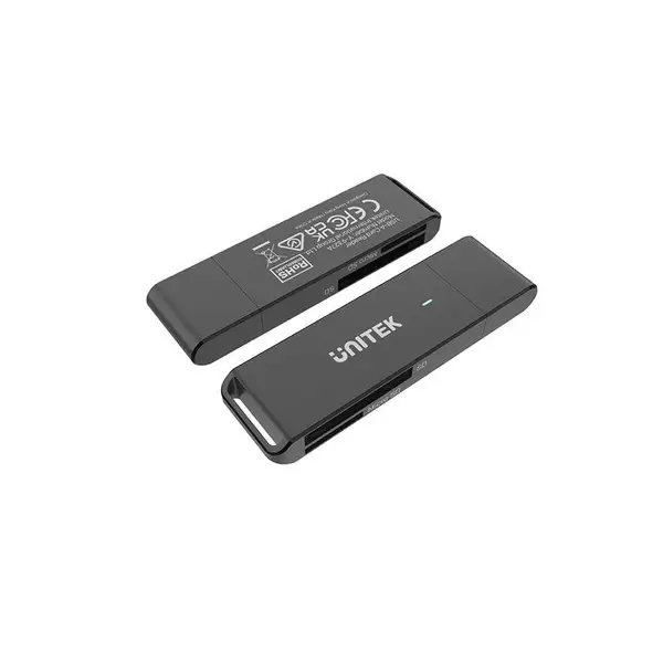 UNITEK Y-9327A kortelių skaitytuvas USB 3.2 Gen 1 (3.1 Gen 1) Type-A Juoda – 5