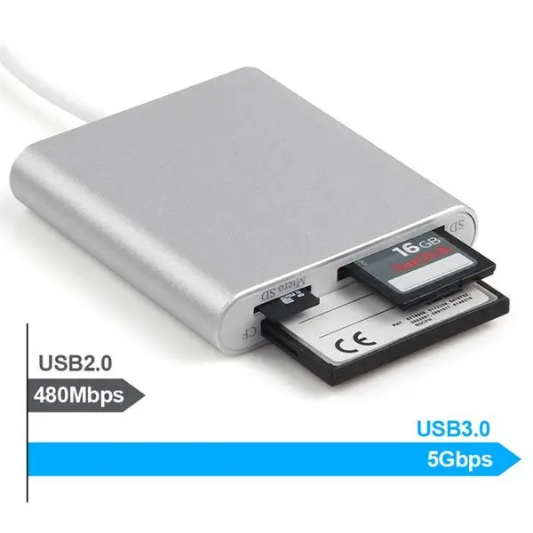 UNITEK Y-9313 USB3.0 to Multi-In-One Aluminium Card Reader Y-9313 – 6