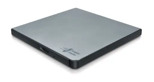 Hitachi-LG Slim Portable DVD-Writer optinių diskų įrenginys DVD±RW Sidabras
