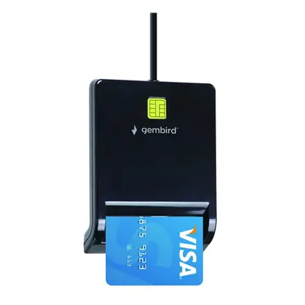 GEMBIRD USB smart card reader black – 6