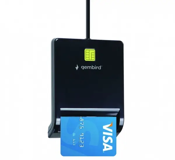 GEMBIRD USB smart card reader black – 3