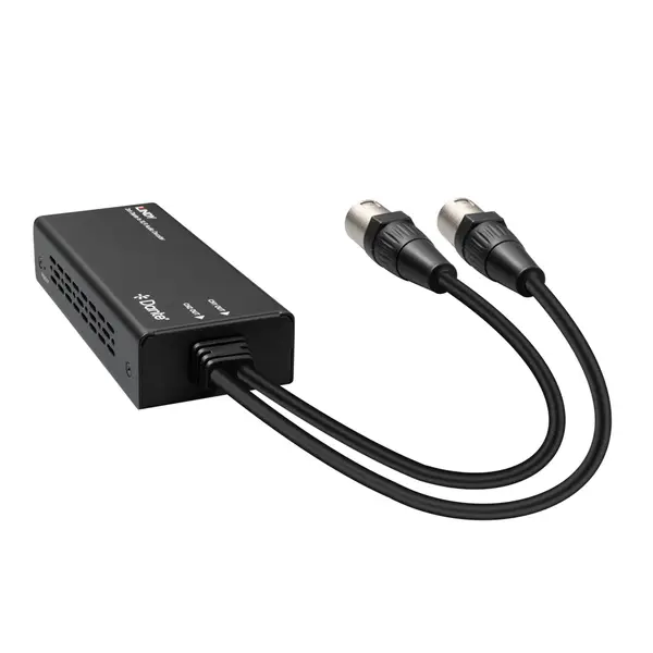Garso Dekoderis - Lindy 2ch Dante į XLR 96kHz 24-Bit PoE Juodas – 5