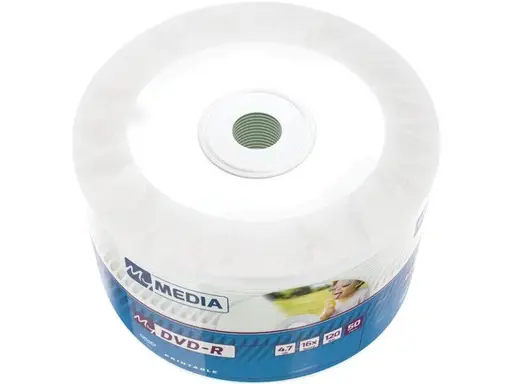 MyMedia DVD-R 16x 4.7GB Printable 50 Pack Wrap