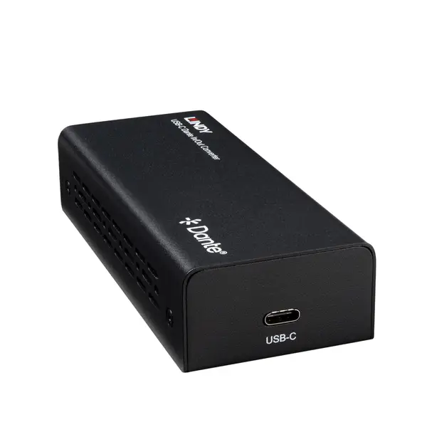 Garso Keitiklis - Lindy USB C Dante In/Out Keitiklis, 100Mbps, AES67, Juodas – 5