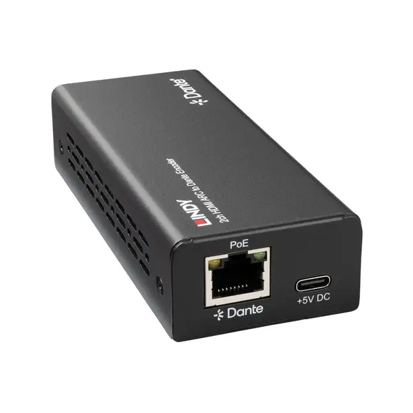 Garso Koduoklis - Lindy 2ch HDMI ARC į Dante Koduoklį, 24-bit, 100m, Juodas – 5