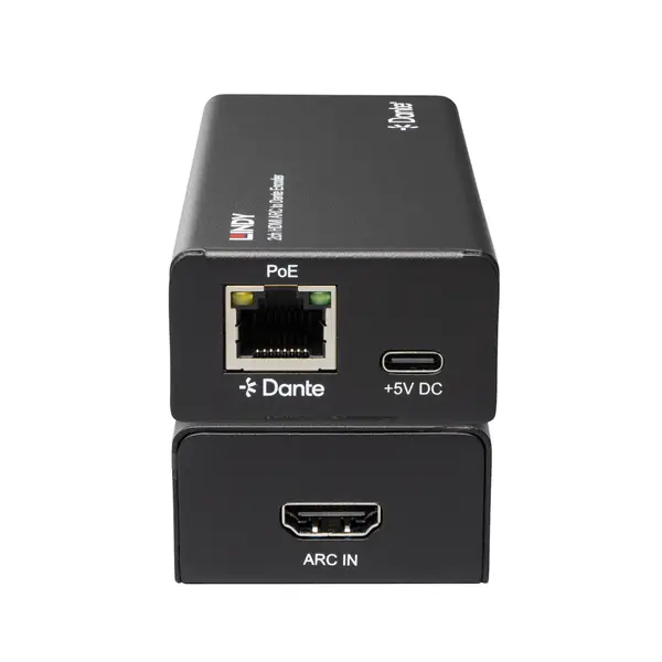 Garso Koduoklis - Lindy 2ch HDMI ARC į Dante Koduoklį, 24-bit, 100m, Juodas – 2