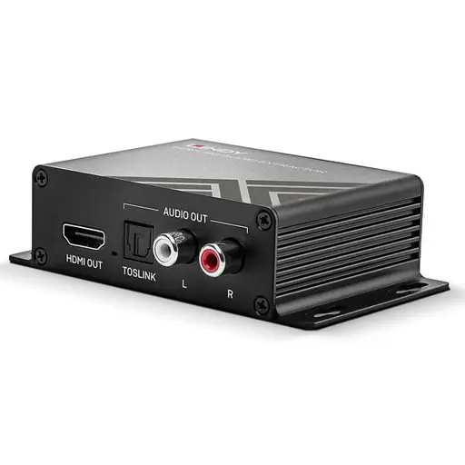 Garso Ištraukiklis - LINDY HDMI 4K60 Garso Ištraukiklis 18Gbps HDCP 2.2 Metalinis Korpusas