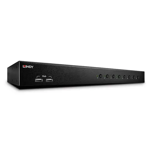 KVM Perjungiklis - LINDY 8 Prievadų DVI-I USB 2.0 garso KVM Perjungiklis 1920x1200@60Hz