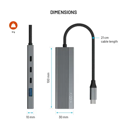 Fixed HUB Core FIXHU-CR-GR Space Gray – 8