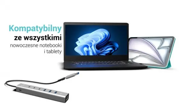 USB-C/USB-A Metal Hub 6 port 3xUSBc/3xUSBa – 7