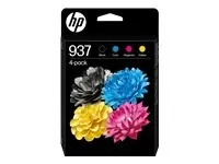HP 937 CMYK Original Ink Cartridge 4-Pack
