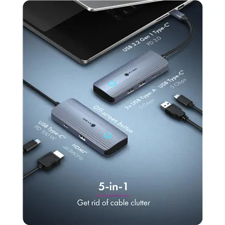 Raidsonic Spade Dock 4081 (Off-Screen Button) – 2