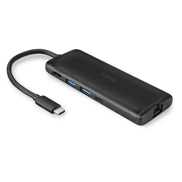 Nešiojamojo Kompiuterio Doko Stotelė - Lindy DST-Mini USB-C Mini Doko Stotelė 4K 100 W Juoda – 2