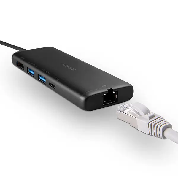 Nešiojamojo Kompiuterio Doko Stotelė - Lindy DST-Mini USB-C Mini Doko Stotelė 4K 100 W Juoda – 3
