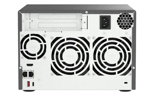 QNAP ZFS-based storage TVS-h674-i5-32G with PCIe Gen 4 expandability for 10/25GbE connectivity, M.2 NVMe SSD caching and multi-threads processors – 7