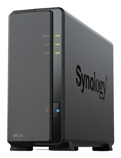 SYNOLOGY DS124 1-Bay NAS RTD1619B 1GB RAM – 8