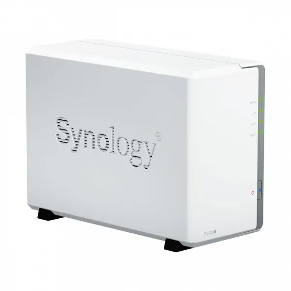 SYNOLOGY DS223j DiskStation 2-bay NAS server - Realtek RTD1619B, 1GB DDR4, 2x 2.5"/3.5" HDD/SSD, 1x 1GbE, 2x USB 3.2 Gen1, WoL/W – 4