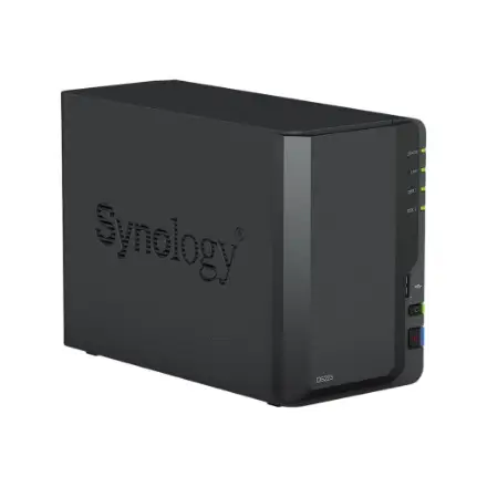 SYNOLOGY DS223 DiskStation 2-bay NAS server - Realtek RTD1619B, 2GB DDR4, 2x 2.5"/3.5" HDD/SSD, 1x 1GbE, 3x USB 3.2 Gen1, WoL/W – 7