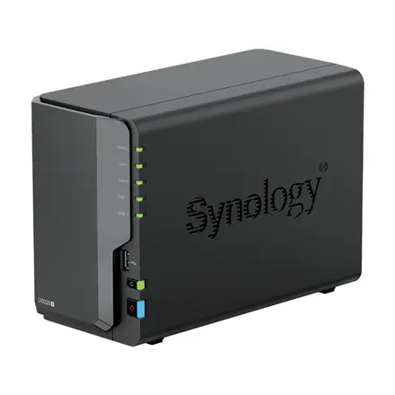 SYNOLOGY DS225+ DiskStation 2-bay NAS server - Intel Celeron J4125 2GB DDR4 2x 2.5/3.5 HDD/SSD 1GbE 2.5GbE 2x USB 3.2 – 3