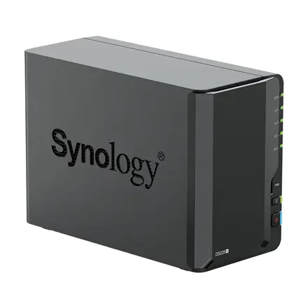 SYNOLOGY DS225+ DiskStation 2-bay NAS server - Intel Celeron J4125 2GB DDR4 2x 2.5/3.5 HDD/SSD 1GbE 2.5GbE 2x USB 3.2 – 7