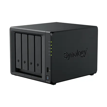 SYNOLOGY DS425+ DiskStation 4-bay NAS server - Intel Celeron J4125 2GB DDR4 4x 2.5/3.5 HDD/SSD 2x M.2 2280 NVMe SSD 1GbE – 3