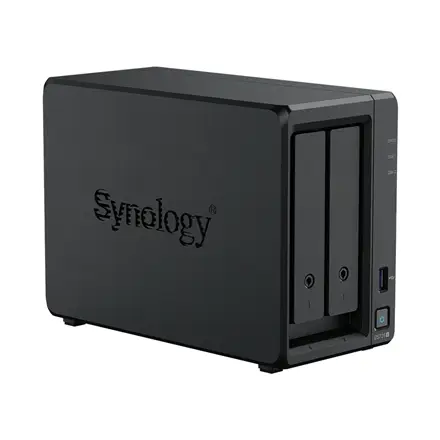 SYNOLOGY DS725+ DiskStation 2-bay NAS server - AMD Ryzen R1600 4GB DDR4 2x 2.5/3.5 HDD/SSD 2x M.2 2280 NVMe SSD 1GbE – 6