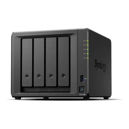 SYNOLOGY DS925+ DiskStation 4-bay NAS server - AMD Ryzen V1500B 4GB DDR4 4x 2.5/3.5 HDD/SSD 2x M.2 2280 NVMe SSD 2x 2.5GbE – 2