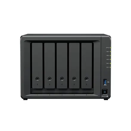 SYNOLOGY DS1525+ DiskStation 5-bay NAS server - AMD Ryzen V1500B 8GB DDR4 5x 2.5/3.5 HDD/SSD 2x M.2 2280 NVMe SSD 2x 2.5GbE – 2