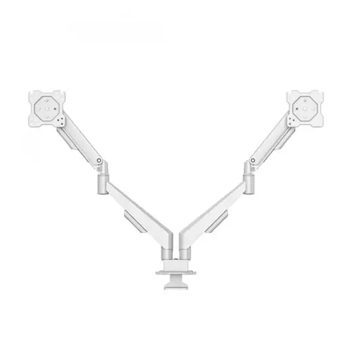 Monitor moint gas spring 2 arms 13-35 inches white