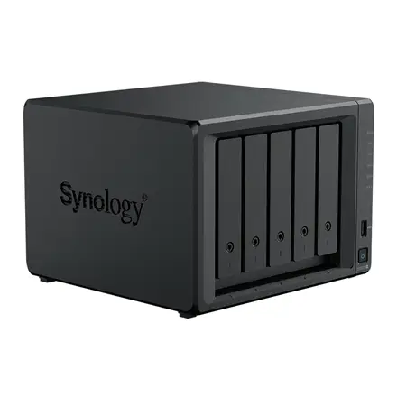 SYNOLOGY DS1525+ DiskStation 5-bay NAS server - AMD Ryzen V1500B 8GB DDR4 5x 2.5/3.5 HDD/SSD 2x M.2 2280 NVMe SSD 2x 2.5GbE – 7