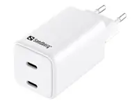 SANDBERG AC Charger Dual USB-C PD65W EU