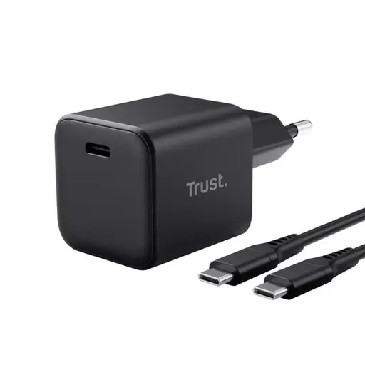 MOBILE CHARGER WALL MAXO 65W/USB-C BLACK 26046 TRUST
