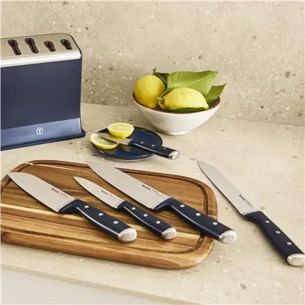 Tefal K297S644 EverSharp Stainless steel 5 pcs Knives Set