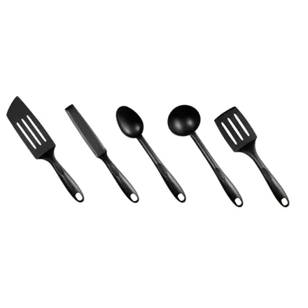 TEFAL Kitchen Tool Set, Material High Quality Nylon, Black