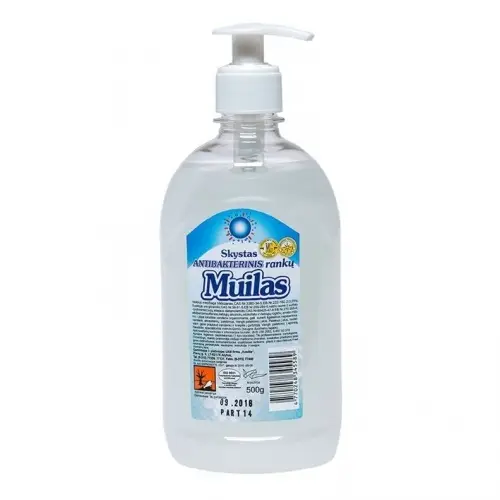 Muilas, skystas, antibakterinis, su dozatoriumi, 500ml