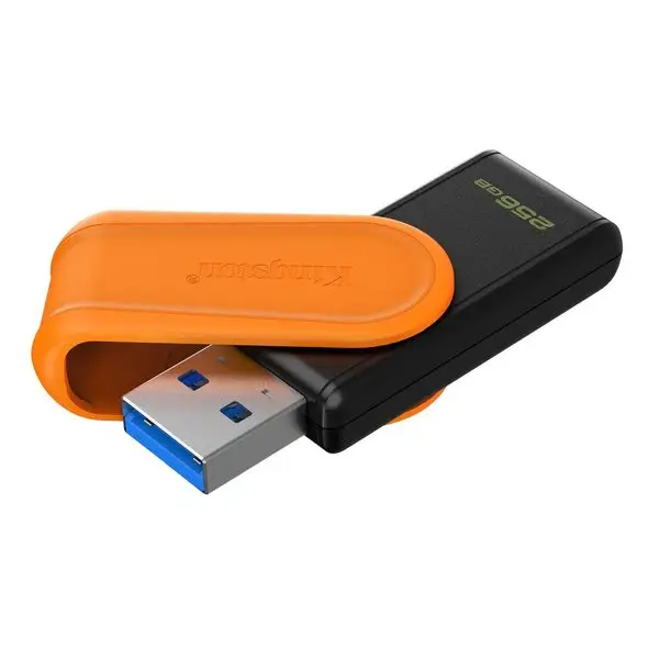 USB Atmintinė - Kingston DataTraveler Exodia S 256GB USB 3.2 Gen 1 Juoda/Oranžinė – 2