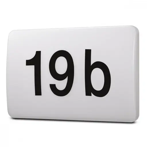 LED House Number Light With Sensor MCE292 W