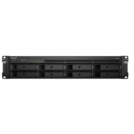 SYNOLOGY RS1221+ RackStation 8-bay NAS server - AMD Ryzen V1500B 4GB DDR4 8x 2.5/3.5 HDD/SSD 4x 1GbE 2x USB 3.2 Gen1