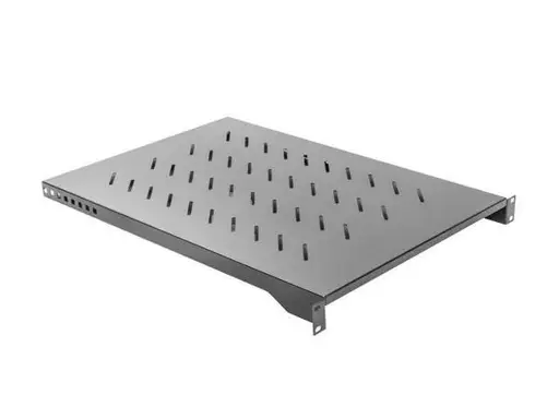 LANBERG AK-1010-B fixed shelf 19 1U/483x750mm max load capacity up to 15kg black